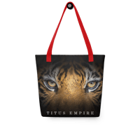 Image 4 of Tiger's Eyes Tote Bag