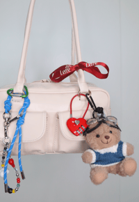 Image 4 of Sven the Ski Bear Charm