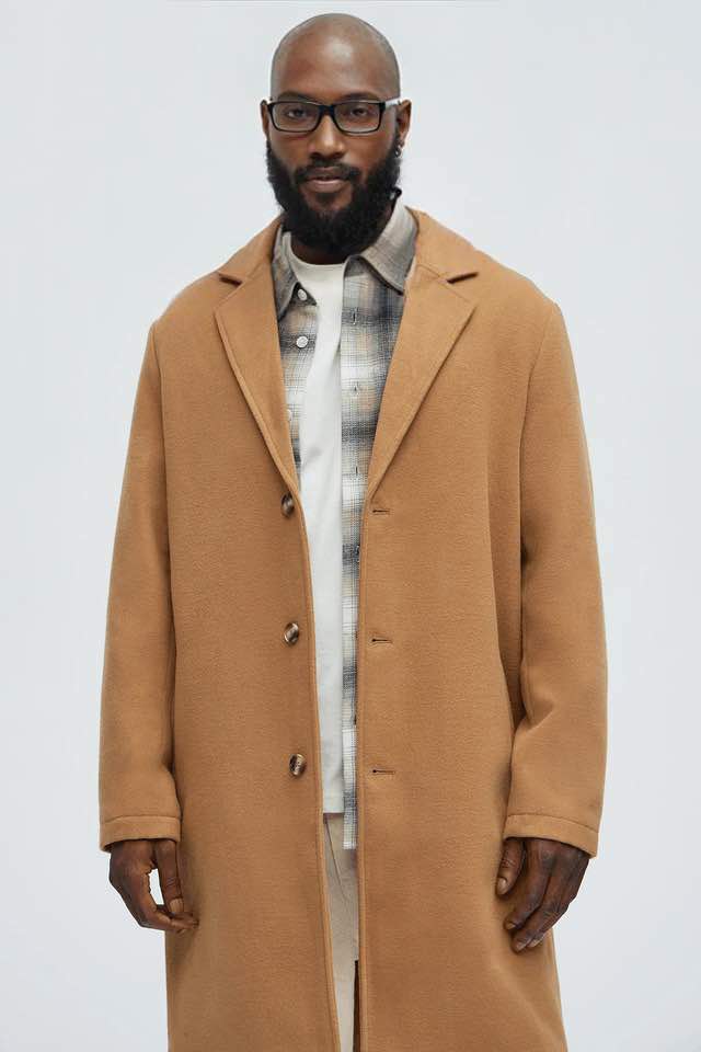 Image of 4PACK CAMEL GROWN MAN COAT 