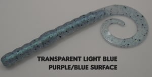 Image of 7.5" Curly Sue Worm (8pk) (Various Colors) Group 1