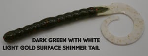 Image of 7.5" Curly Sue Worm (8pk) (Various Colors) Group 1