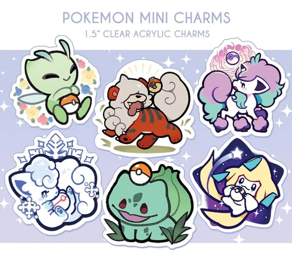 Image of Pokemon Phone Charms