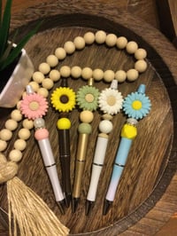 Sunflower Beaded Pens