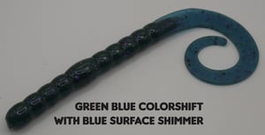 Image of 7.5" Curly Sue Worm (8pk) (Various Colors) Group 2