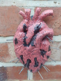 Image 5 of Crimson Cursed Heart Ceramic Wall Decor 