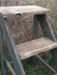 Image 4 of Wooden ladder brown * Green H-63 cm  