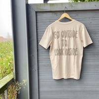 Image 1 of Go Outside To Look Inside, Dune – Unisex T-Shirt