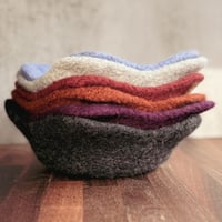 Image 4 of Hand-Felted Hot Bowl Cozy - NEW COLORS!