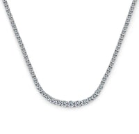 Image 1 of Wifey Moissanite Tennis Necklace