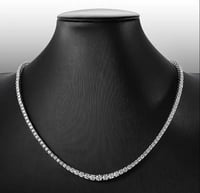 Image 2 of Wifey Moissanite Tennis Necklace
