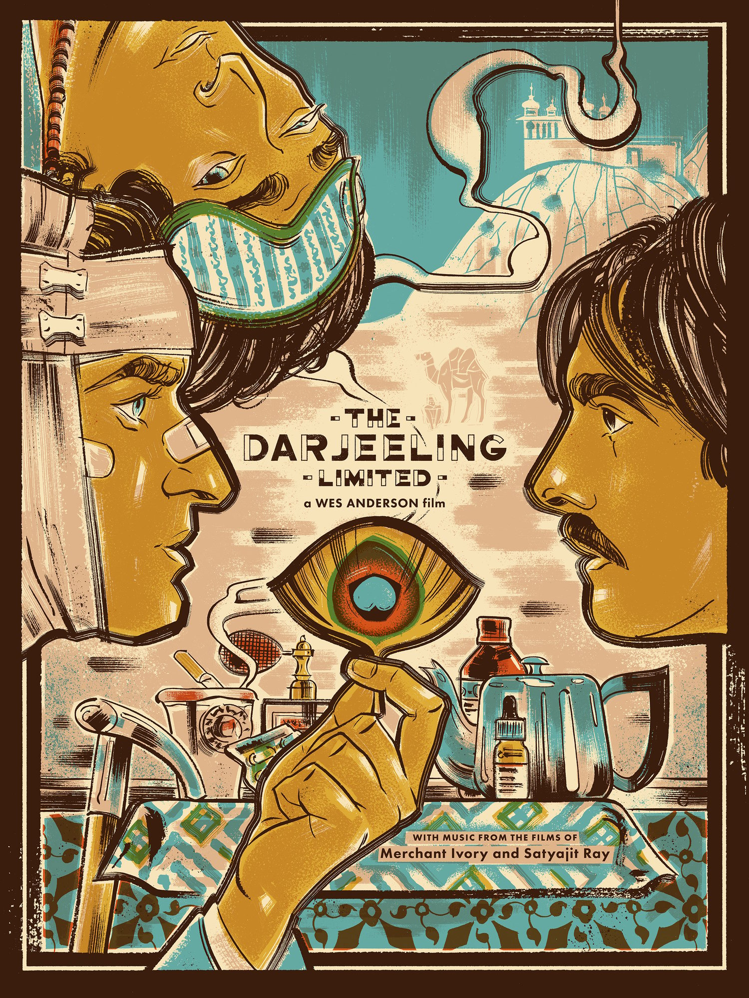 The Darjeeling Limited Screenprint