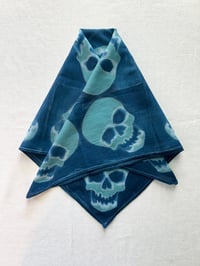 Image 1 of Aqua Marine Skull — Bandanna