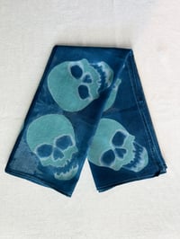 Image 3 of Aqua Marine Skull — Bandanna