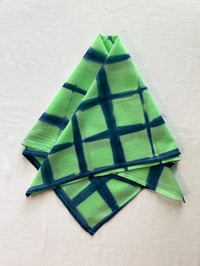 Image 1 of 64 Bright Green Squares — Bandanna