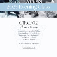 Image 1 of Evening Classes - Introduction to Jewellery Making 