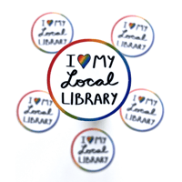 Image 3 of I Love My Local Library Vinyl Sticker