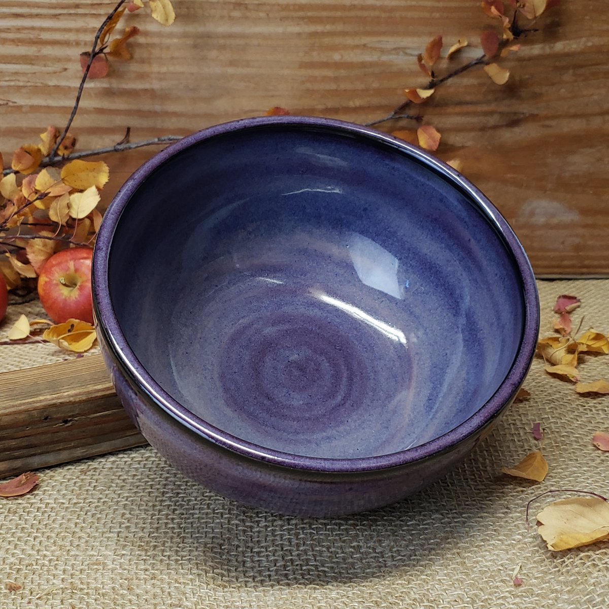 Image of One sturdy bowl, Huckleberry (Purple) #1 11/2024