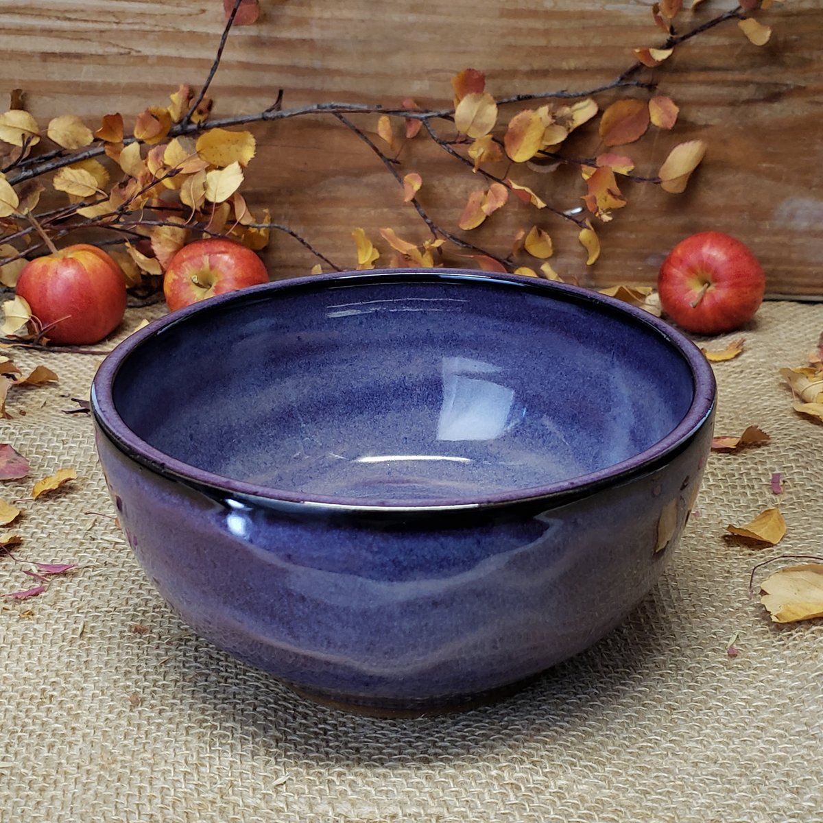 Image of One sturdy bowl, Huckleberry (Purple) #1 11/2024