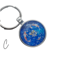 Image 3 of Koi Carp keyring 