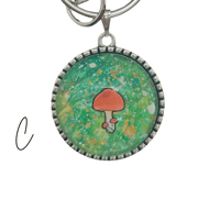 Image 3 of Mushroom Keyring