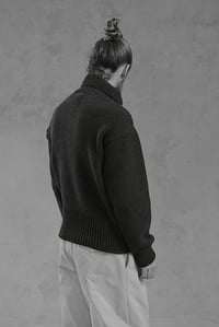 Image 6 of SUBMARNIER ROLLNECK Sweater - Moss Charcoal