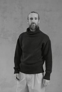 Image 1 of SUBMARNIER ROLLNECK Sweater - Moss Charcoal