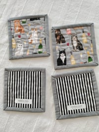 Image 2 of Wine & Cats Coasters