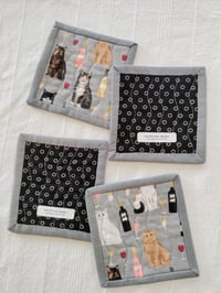 Image 4 of Wine & Cats Coasters