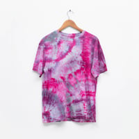 Image 1 of Fuschia Cracked Agate Tee - large