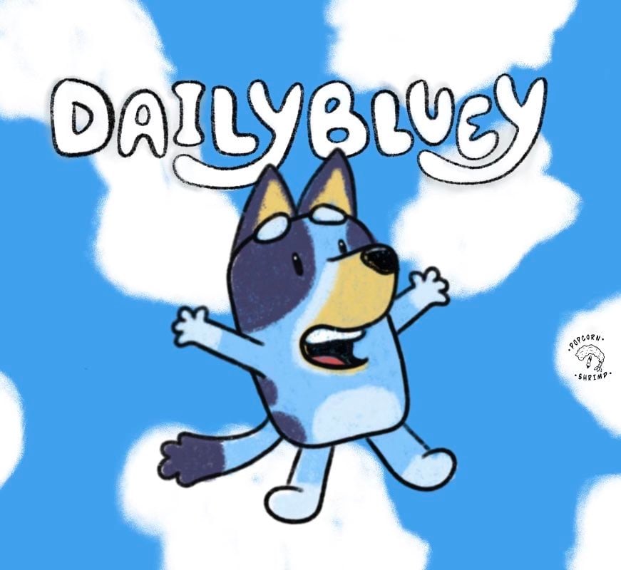 Image of Daily Bluey Print