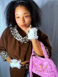Image 1 of Seal Confetti Pink Purse