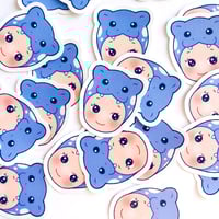 Image 2 of sonny angel spheal matte vinyl sticker