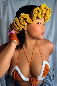 Image 1 of The Bumble Ruffle Bonnet 