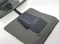 Image 11 of Honda CRX / EF Civic SI Seatbelt Warning Base / Rear View Mirror Cover Trim (Blanking Version)