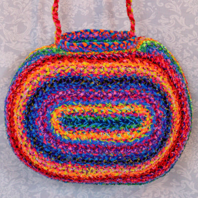 Image of Geode Handwoven Handbag