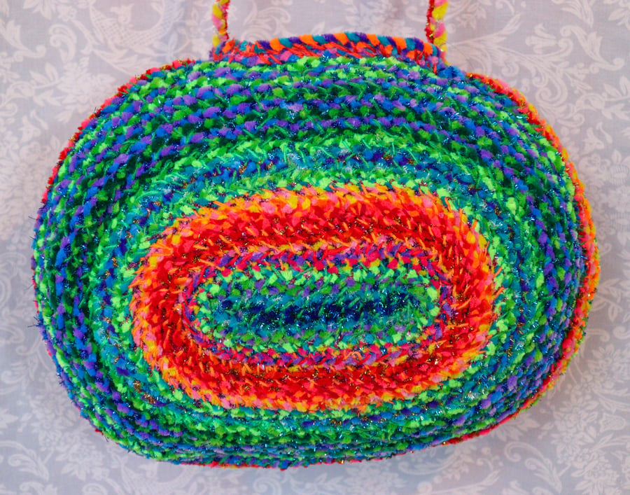 Image of Geode Handwoven Handbag