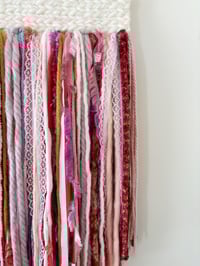 Image 4 of Woven Wall Hanging - Colourful, Boho, Textured (medium).