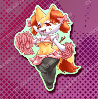Image 1 of Cheerleader Phox - Vinyl Sticker