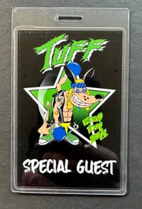 Image 2 of Tuff collectible tour laminate and lanyard from "Brazil" 2024 tour 