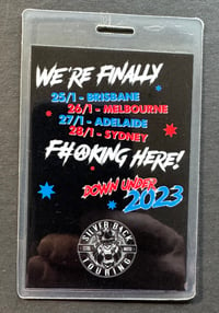 Image 3 of Tuff collectible tour laminate from 'Australian Tour 2023' + lanyard