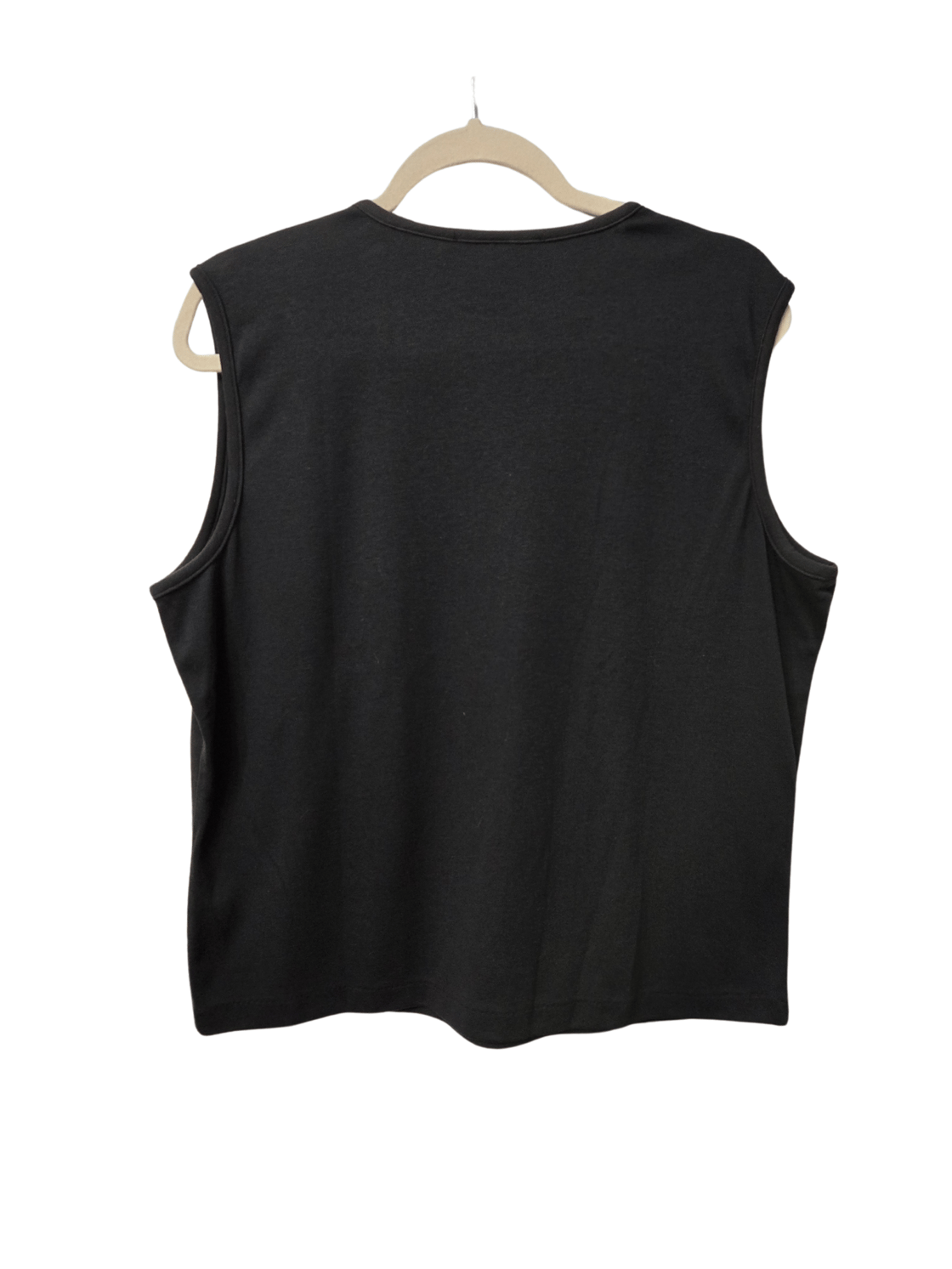 Image of Sleeveless  Black & Gold Stud Spiegel Top