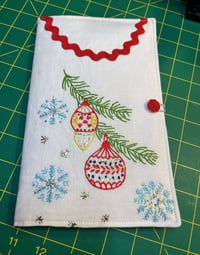 Image 1 of Christmas Ornaments Large Notebook