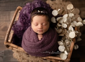 Image of Brushed Knit Set / amethyst & plum