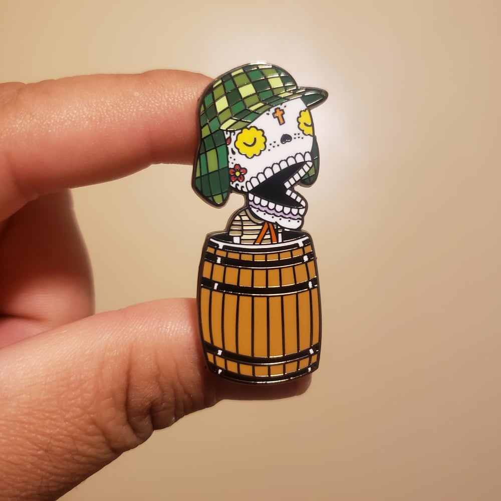 Chavo Calavera Enamel Pin