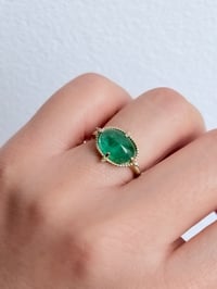 Image 2 of Victorian Emerald Ring