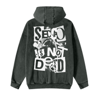 Image 2 of "SECCO IS NOT DEAD" ZIP-UP   ("WHITE")