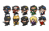 Image 2 of Tiny DC Acrylic Keychain