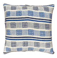 Image 1 of blue windows cushion