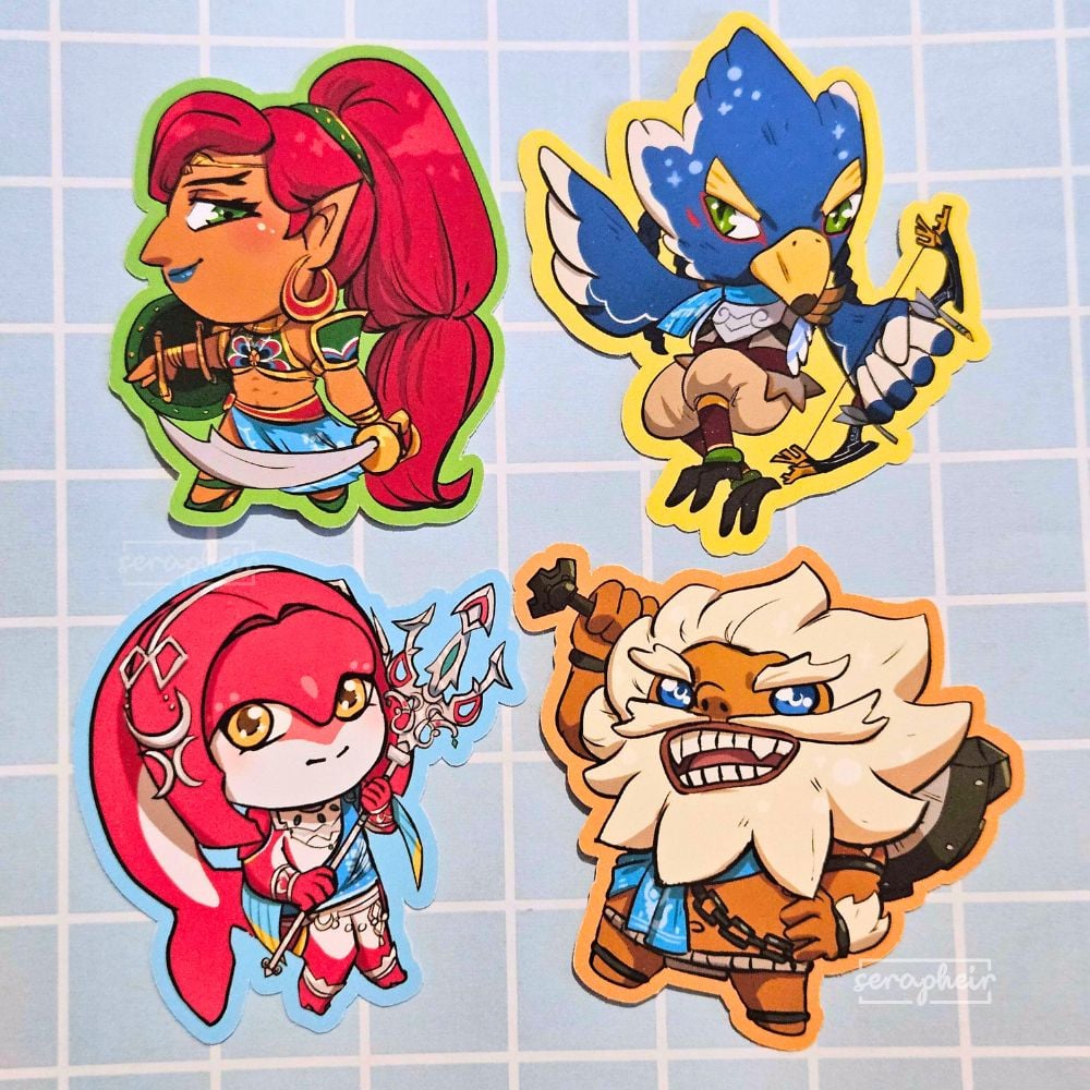 Image of BOTW Champions - Sticker Set