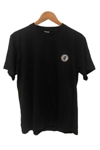 Image of PYRAMID SCHEME EMBROIDERED TEE <br> BLACK